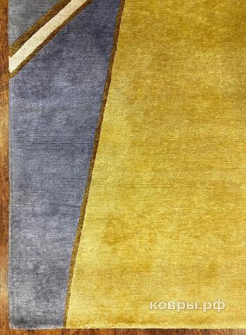 ковер ручной работы Индийский ковер ручной работы из шелка и шерсти 4.01x3.05 — фото 2