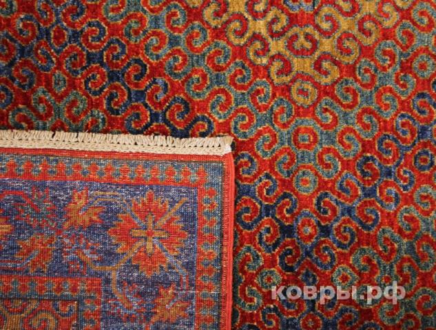 ковер ручной работы Шелковый Афганский ковер ручной работы Сhoubi (Чуби файн) 1.8x1.26 — фото 3