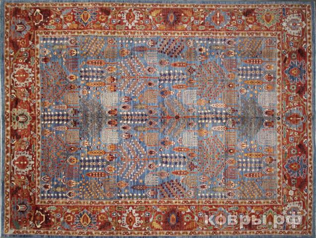ковер ручной работы Шелковый Афганский ковер ручной работы Сhoubi (Чуби файн) 3.6x2.72
