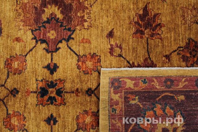 ковер ручной работы Шерстяной Афганский ковер ручной работы Сhoubi (Чуби файн) 3.49x2.8 — фото 4