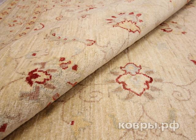 ковер ручной работы Шерстяной Афганский ковер ручной работы Сhoubi Ziegler (Чуби зиглер) 1.9x1.52 — фото 3