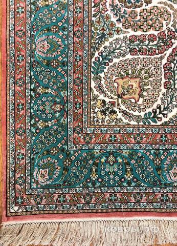 ковер ручной работы Шелковый Китайский ковер ручной работы 400 lines (400 линий) 1.25x1.85 — фото 2