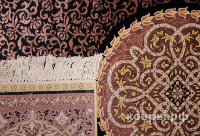 ковер ручной работы Шелковый Китайский ковер ручной работы 1.38x0.93 — фото 3