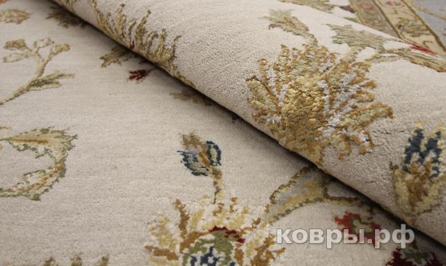 ковер ручной работы Индийский ковер ручной работы из шелка и шерсти Aurora (Аврора) 3.07x2.44 — фото 2