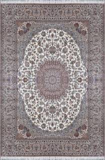 Иранский ковер ручной работы из шелка и шерсти Isfahan (Исфахан) 4.08x3.06