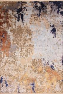 Индийский ковер ручной работы из шелка и шерсти 2.92x1.96