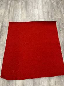 Коврик № 733,красный,размер 1,5 на 1,6 метра