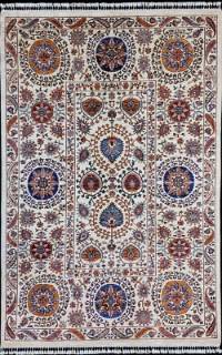 Афганский ковер ручной работы из шелка и шерсти Susane (Сюзане) 2.96x1.94