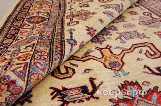 ковер ручной работы Шерстяной Афганский ковер ручной работы Kazakh (Казах) 1.98x1.49 — фото 3