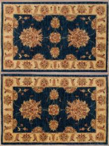 Пакистанский ковер ручной работы Чуби зиглер 0.8x1.21м