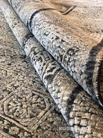 ковер ручной работы Индийский ковер ручной работы из шелка и шерсти 3.7x2.68 — фото 3