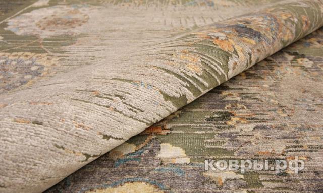 ковер ручной работы Индийский ковер ручной работы из шелка и шерсти 3.05x2.52 — фото 5