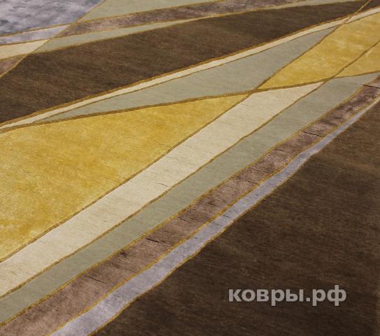 ковер ручной работы Индийский ковер ручной работы из шелка и шерсти 3.05x2.05 — фото 2