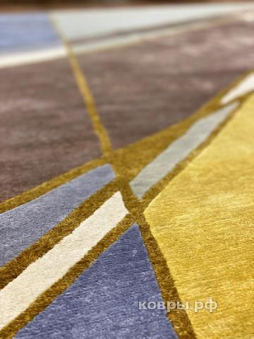 ковер ручной работы Индийский ковер ручной работы из шелка и шерсти 4.01x3.05 — фото 3