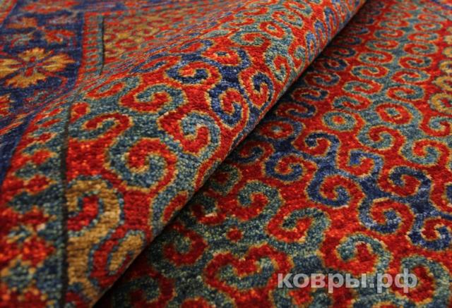 ковер ручной работы Шелковый Афганский ковер ручной работы Сhoubi (Чуби файн) 1.8x1.26 — фото 4