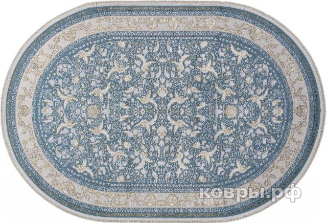 ковер Ковер ARDA ZARINA M101B BLUE SHIRINK / BLUE SHIRINK Овал