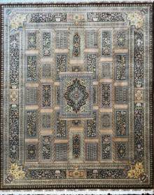 Шелковый Китайский ковер ручной работы 3.1x2.5