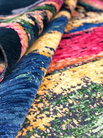 ковер ручной работы Индийский ковер ручной работы из шелка и шерсти 3.1x2.43 — фото 3