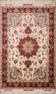 Иранский ковер ручной работы из шелка и шерсти Tabriz (Табриз Олия) 1.5x1.04