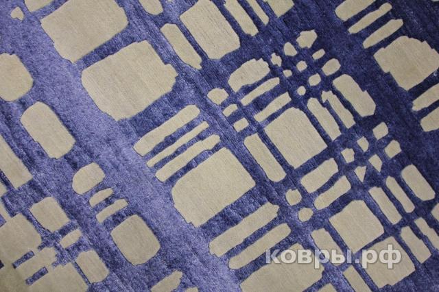 ковер ручной работы Индийский ковер ручной работы из шелка и шерсти 2.98x2.5 — фото 2