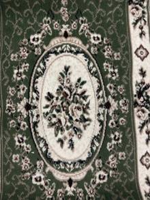 Коврик № 1790,зеленый,размер 0,8 на 0,9 метра