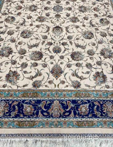 ковер ручной работы Шелковый Иранский ковер ручной работы Qum (Кум) 3.5x2.5 — фото 3