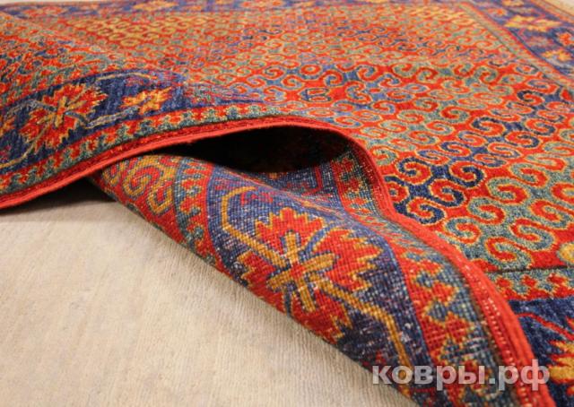 ковер ручной работы Шелковый Афганский ковер ручной работы Сhoubi (Чуби файн) 1.8x1.26 — фото 5