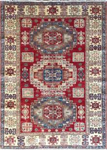 Афганский ковер ручной работы из шелка и шерсти Kazakh (Казах) 1.65x1.43 Афганский ковер ручной работы из шелка и шерсти Kazakh (Казах) 1.65x1.43