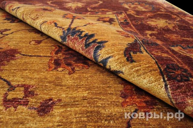 ковер ручной работы Шерстяной Афганский ковер ручной работы Сhoubi (Чуби файн) 3.49x2.8 — фото 6