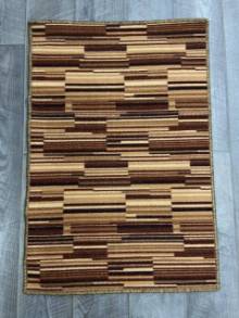 Коврик № 1857,коричневый,размер 1 на 0,68 метра