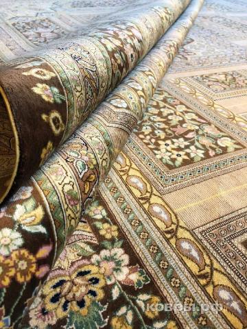 ковер ручной работы Шелковый Китайский ковер ручной работы 3.1x2.5 — фото 2