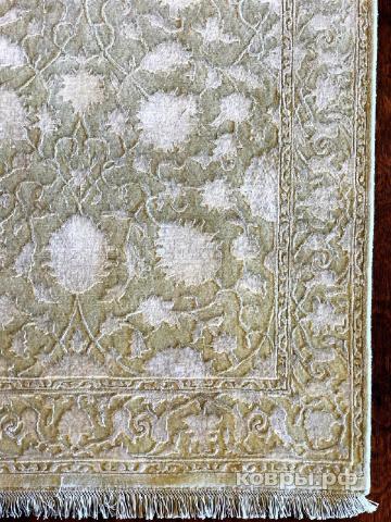 ковер ручной работы Индийский ковер ручной работы из шелка и шерсти Radjput (Раджпут) 0.9x1.58 — фото 2