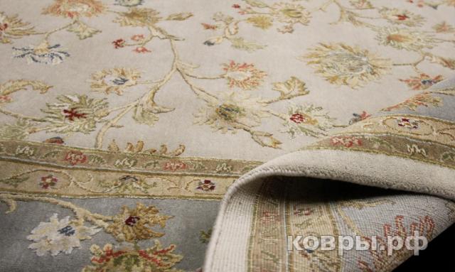 ковер ручной работы Индийский ковер ручной работы из шелка и шерсти Aurora (Аврора) 3.07x2.44 — фото 4