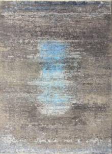 Индийский ковер ручной работы из шелка и шерсти 3.59x2.65