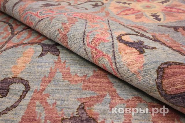 ковер ручной работы Шелковый Афганский ковер ручной работы Susane (Сюзане) 3.69x2.67 — фото 5