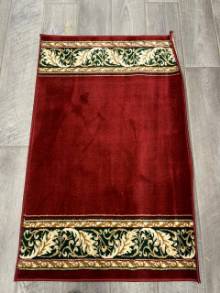 Коврик № 1409,бордовый,размер 0,75 на 1,2 метра