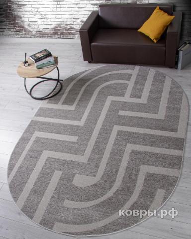 ковер Ковер MERINOS DIOS F439 LIGHT GRAY Овал — фото 2