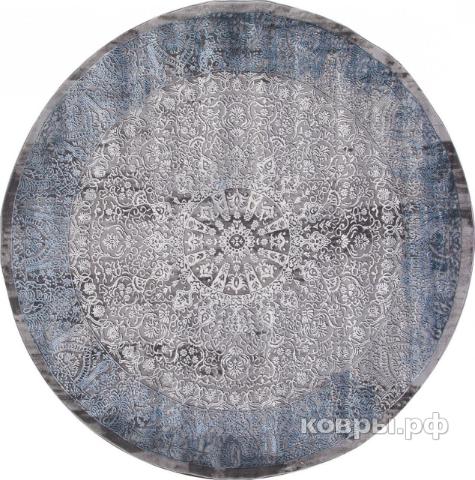 ковер KARMEN HALI ARMINA 03878A BLUE / BLUE Круг