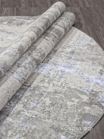 ковер MERINOS LIMAN F169 CREAM-BLUE Овал — фото 3