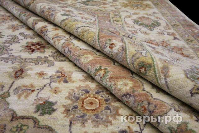 ковер ручной работы Шелковый Афганский ковер ручной работы Сhoubi (Чуби) 4.18x3.01 — фото 12