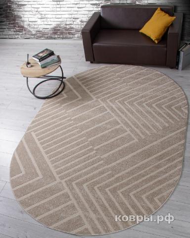 ковер Ковер MERINOS DIOS F438 LIGHT BEIGE Овал — фото 2