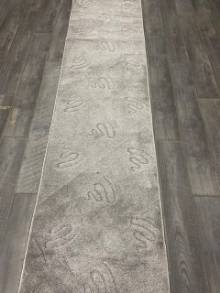 Коврик № 1757,серый,размер 0,8 на 3 метра