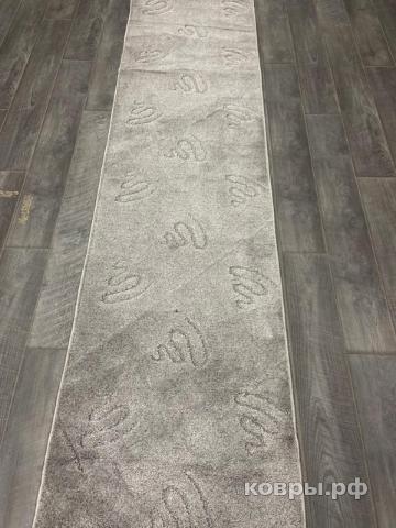 Халява Коврик № 1757,серый,размер 0,8 на 3 метра