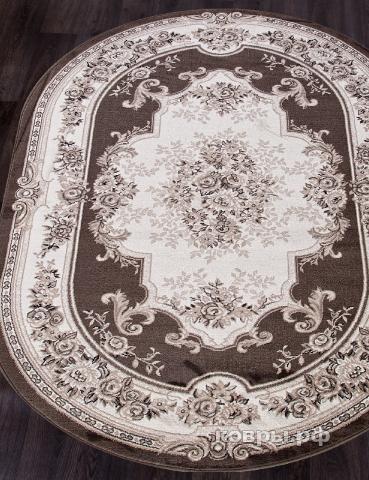ковер Merinos Valencia Deluxe 4015 BROWN Овал — фото 2