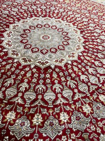 ковер ручной работы Шелковый Китайский ковер ручной работы 1.86x1.86 — фото 3