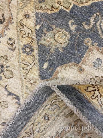 ковер ручной работы Шелковый Афганский ковер ручной работы Сhoubi Ziegler (Чуби зиглер)3.55x3.62 — фото 2