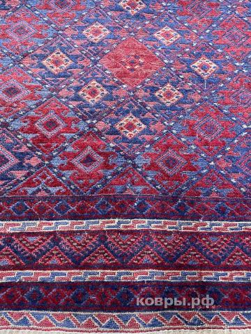 ковер ручной работы Шерстяной Афганский ковер ручной работы Mushwani (Мушвани) 1.8x1.5 — фото 3