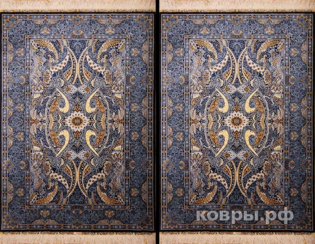 ковер ручной работы Шелковый Китайский ковер ручной работы Hereke (Хереке) 1.55x0.95 — фото 2