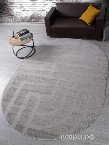 ковер Ковер MERINOS DIOS F439 LIGHT GRAY Овал — фото 3