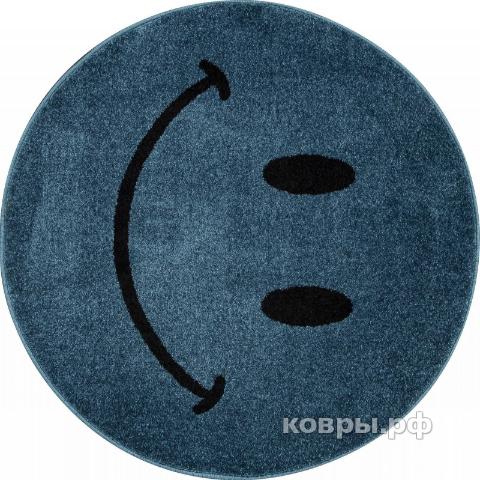 ковер Ковер MERINOS SMILE 2 NC19 BLUE Круг
